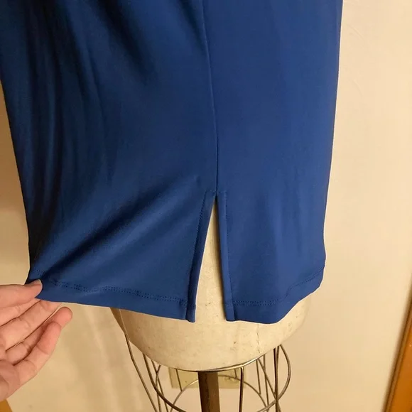 CSC Studio Royal Blue Jeweled Embellished V-Neck - Picture 7 of 8